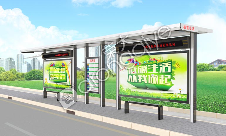  智能公交候车亭适应城市发展，促进城市智能交通发展 