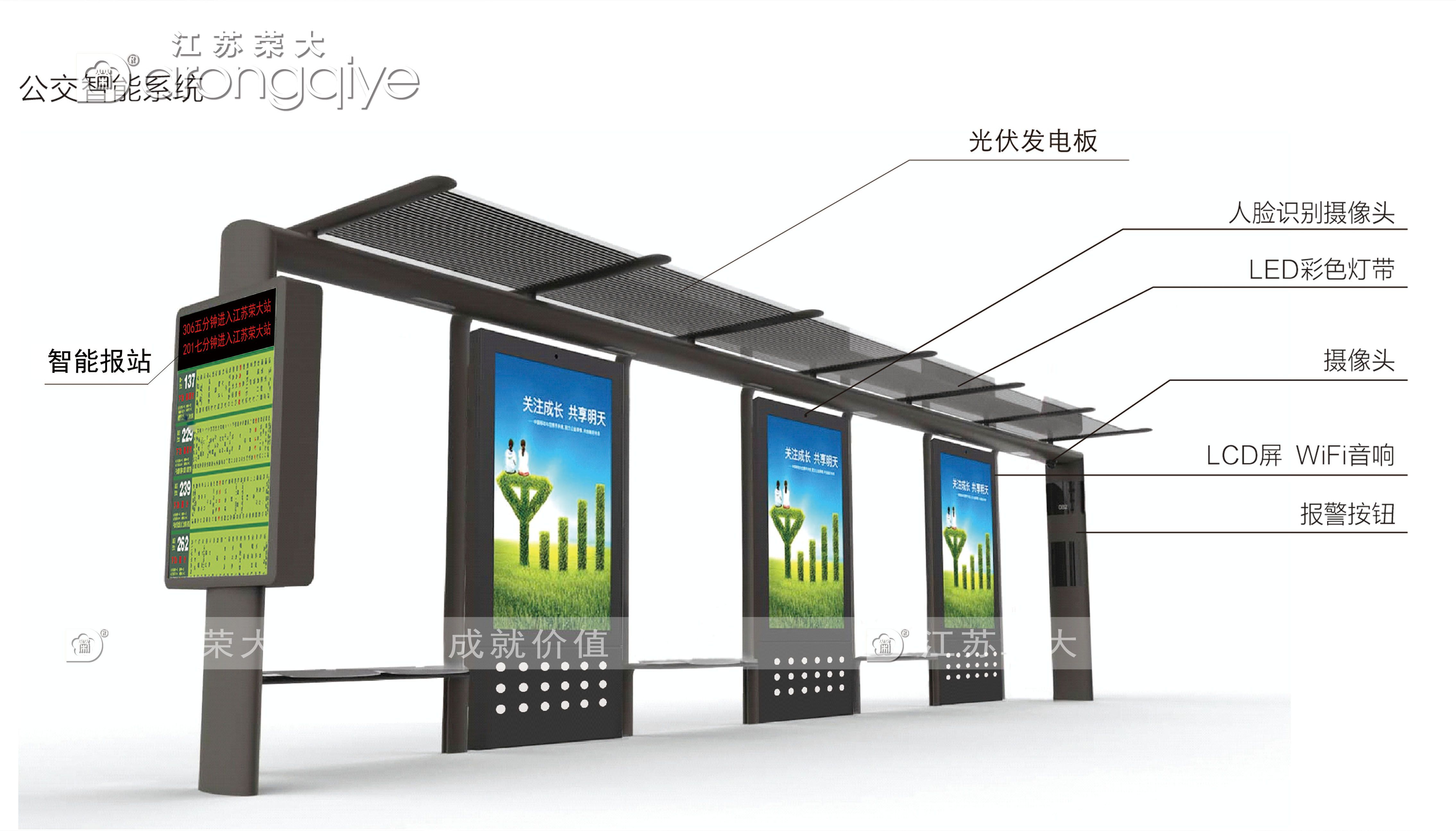  您见过太阳能候车亭和太阳能公交站牌吗 