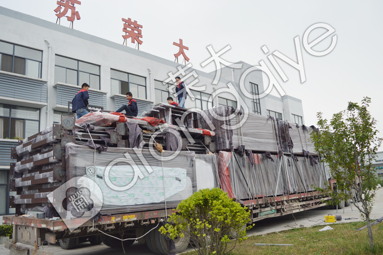 安徽公交候车亭装车发货图三